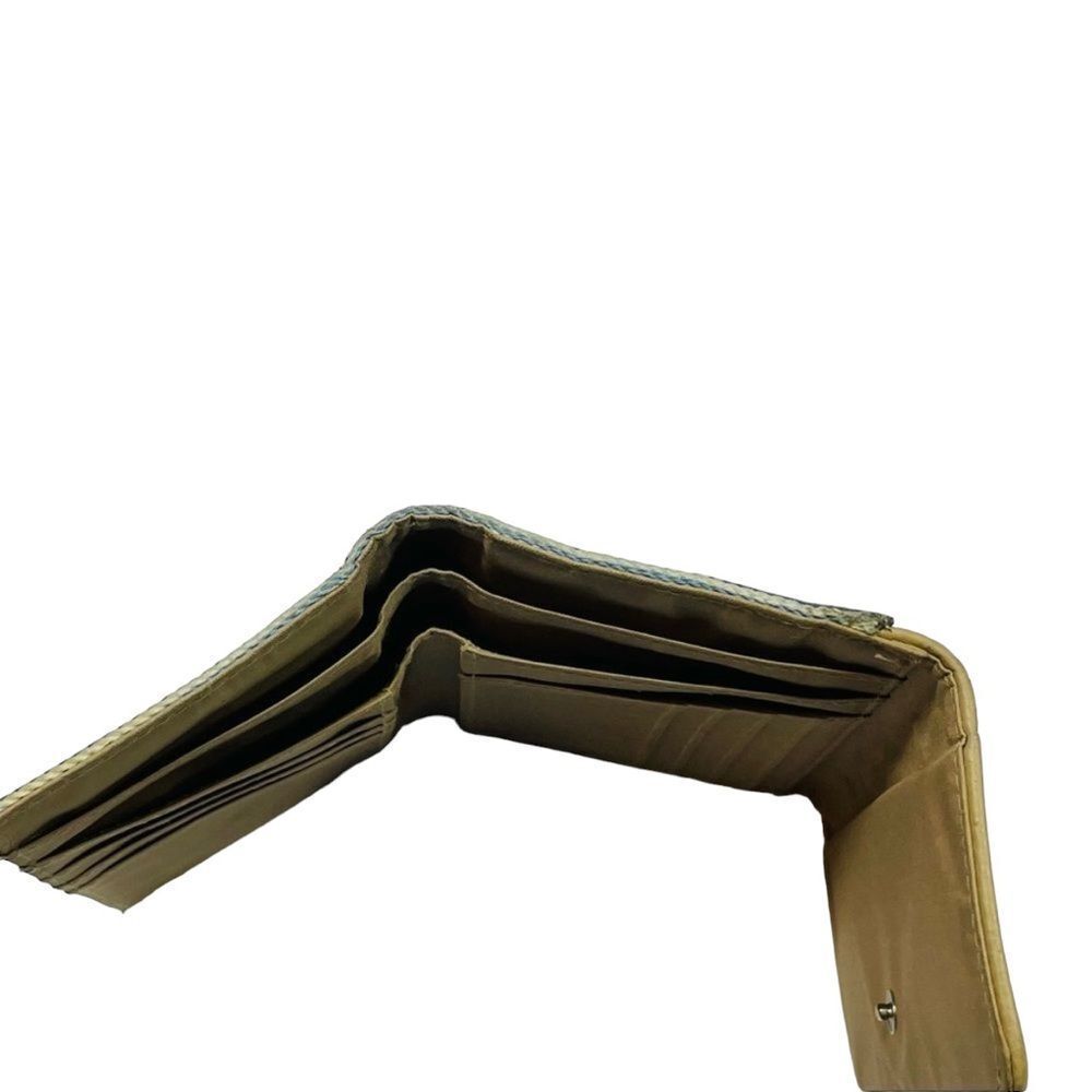 10/$25🦋 Longaberger Blue & Tan Striped Wallet - Picture 6 of 10